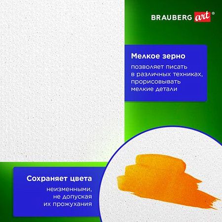 Холсты на подрамнике в коробе НАБОР 4 шт. (40х50 см), 280 г/м2, грунт, 100% хлопок, BRAUBERG ART DEBUT, 192512