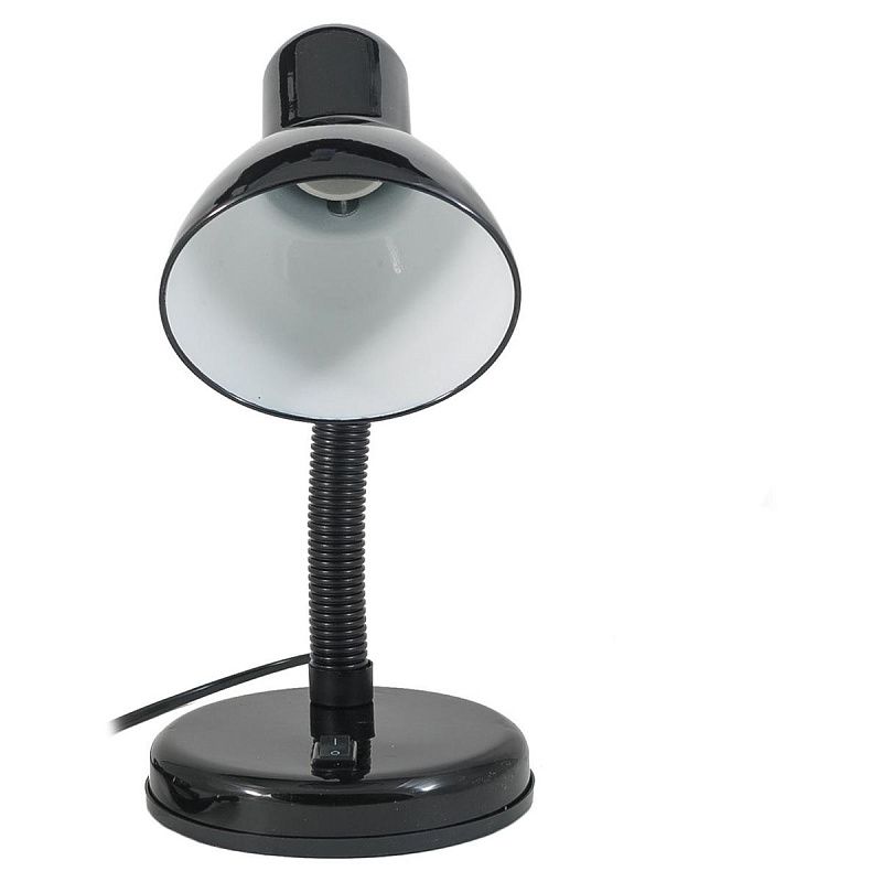 Светильник настольный на подставке СТАРТ СТ02, гибкая стойка, Е27, черный