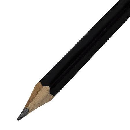Карандаши чернографитные STAFF "College" BLP-254, НАБОР 6 шт., 2H-2B, черный корпус, 181254 