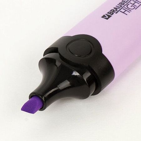 Текстовыделитель BRAUBERG "DELTA PASTEL", ЛАВАНДОВЫЙ, линия 1-5 мм, 151733 