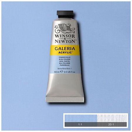 Краска акриловая художественная Winsor&Newton "Galeria", 60мл, туба, зеленовато-голубой