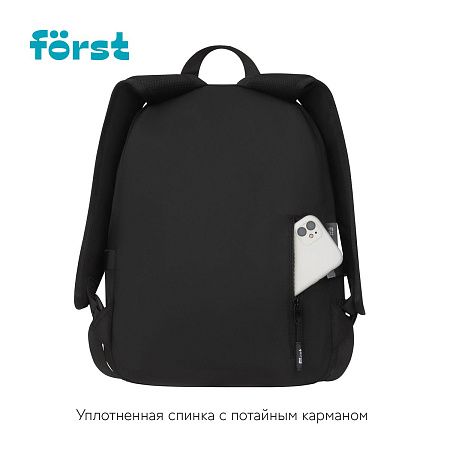 Рюкзак Först F-Teens "World" 40*28*15см, 1 отделение, 7 карманов, уплотненная спинка 
