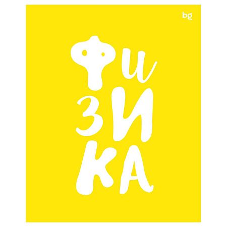 Тетрадь предметная 48л. BG "Домино" - Физика, пластиковая обложка