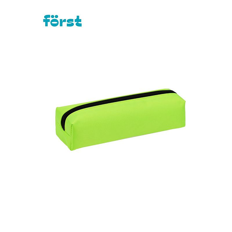 Пенал мягкий 1 отделение, 210*55*55 Först "Lime", полиэстер 