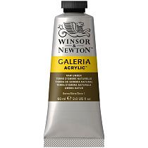 Краска акриловая художественная Winsor&Newton "Galeria", 60мл, туба, натуральная умбра
