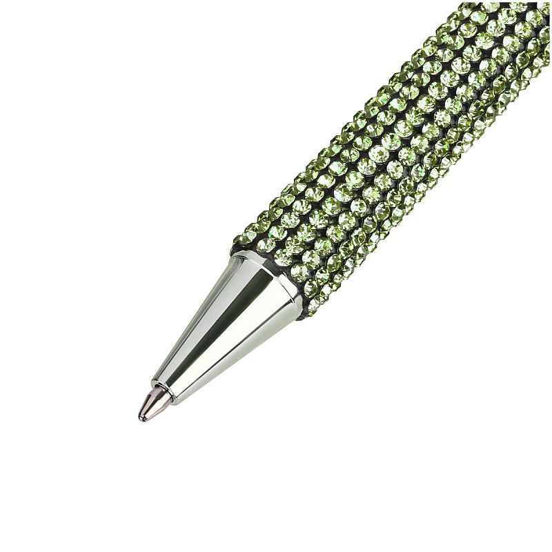 Ручка шариковая автоматическая MESHU "Green diamond" синяя, 1,0мм 