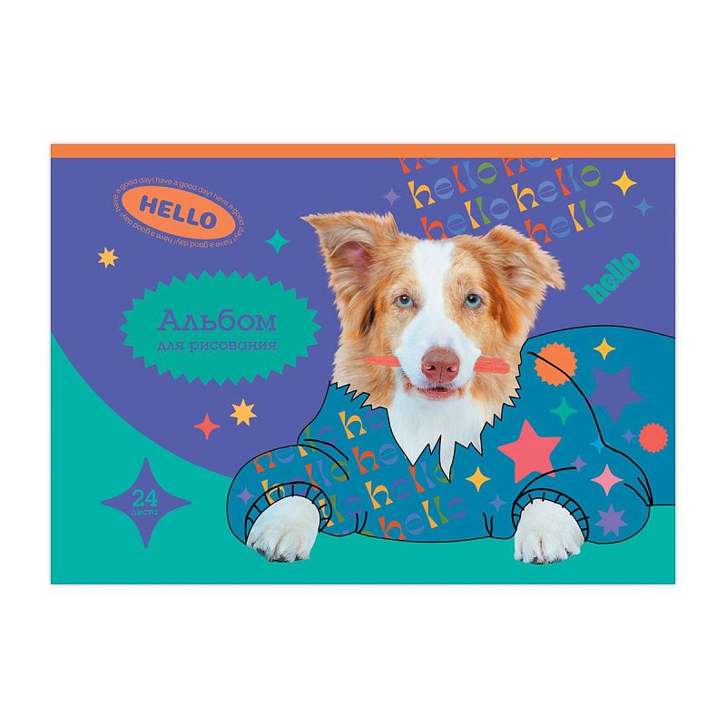 Альбом для рисования 24л., А5, на скрепке BG "Mix. Девочки"