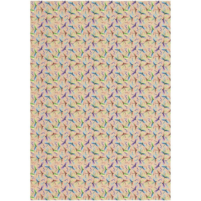 Упаковочная бумага крафт 70*100см, MESHU "Крылатые созданья", 70г/м2, ассорти 5 дизайнов