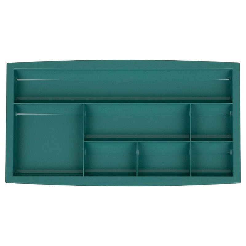 Настольная подставка СТАММ "Field", полистирол, зеленая