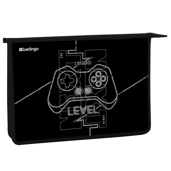 Папка для тетрадей 1 отделение, А4 Berlingo "Stream rider", 340*245*40 мм, пластик, на молнии