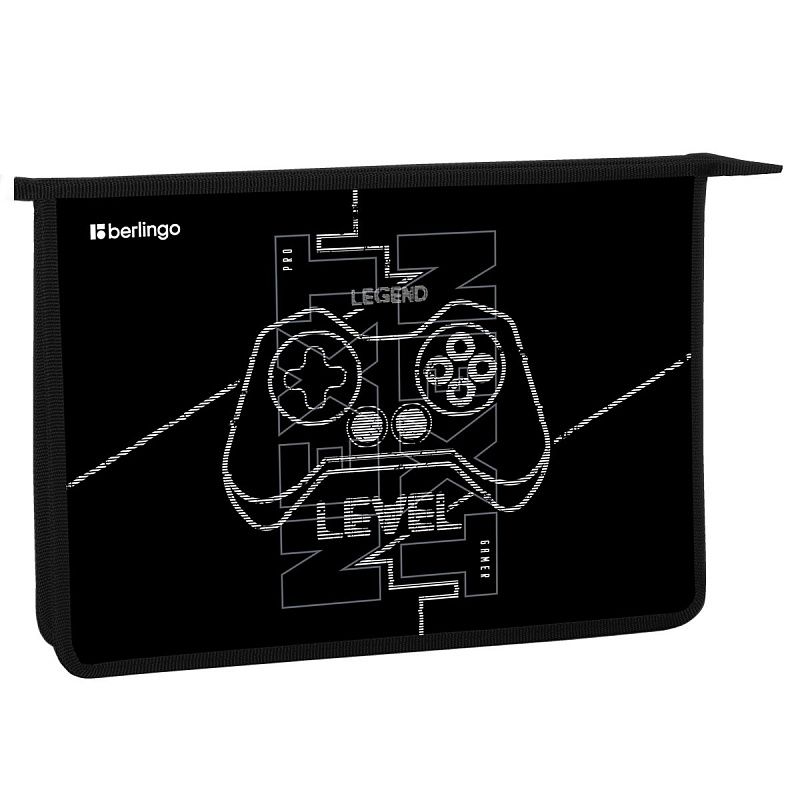 Папка для тетрадей 1 отделение, А4 Berlingo "Stream rider", 340*245*40 мм, пластик, на молнии