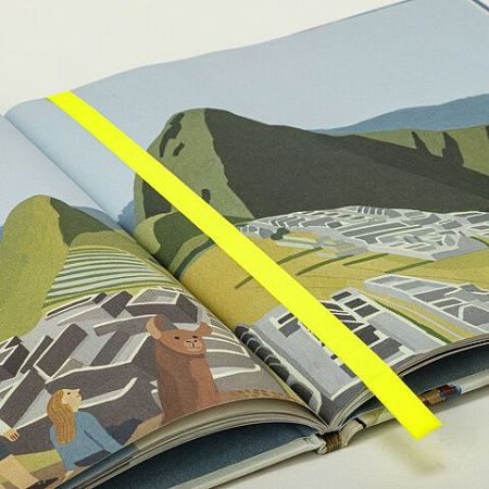 Закладки для книг САМОКЛЕЯЩИЕСЯ, КОМПЛЕКТ 6 шт., лаймовый, ДПС, 2921-123 