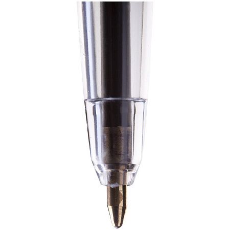 Ручка шариковая Corvina "51 Classic" черная, 1,0мм, прозрачный корпус 