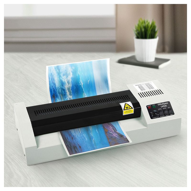 УЦЕНКА - Ламинатор OfficeSpace LM320, А3, 50-250мкм, 4 вала, скорость 50см/мин, метал. корпус