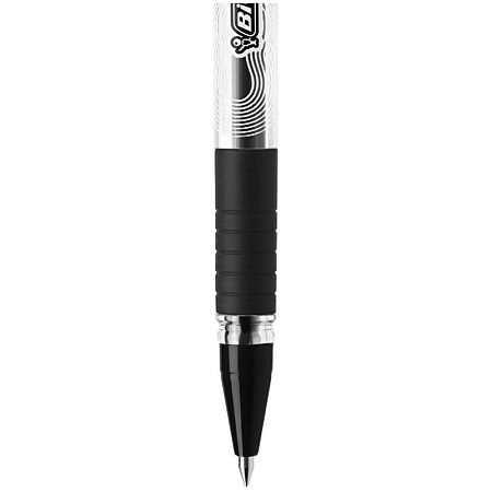 Ручка гелевая Bic "Gelocity Stic" черная, 0,5мм, грип 