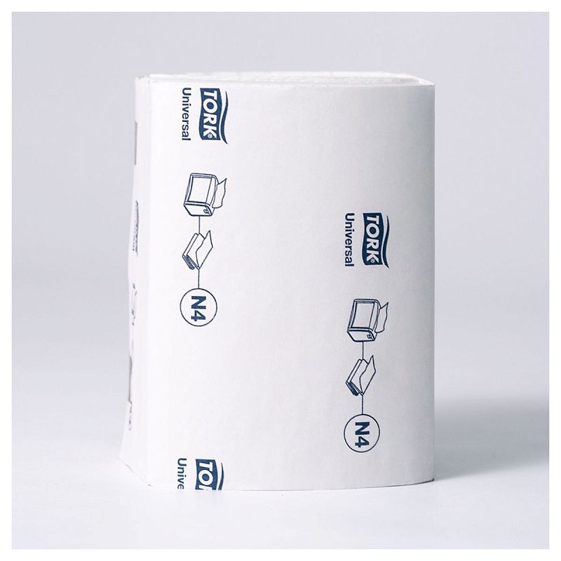 Салфетки бумажные для лица Tork "Xpressnap"(N4), 2-слойные, 16*23см, белые, 200шт. 