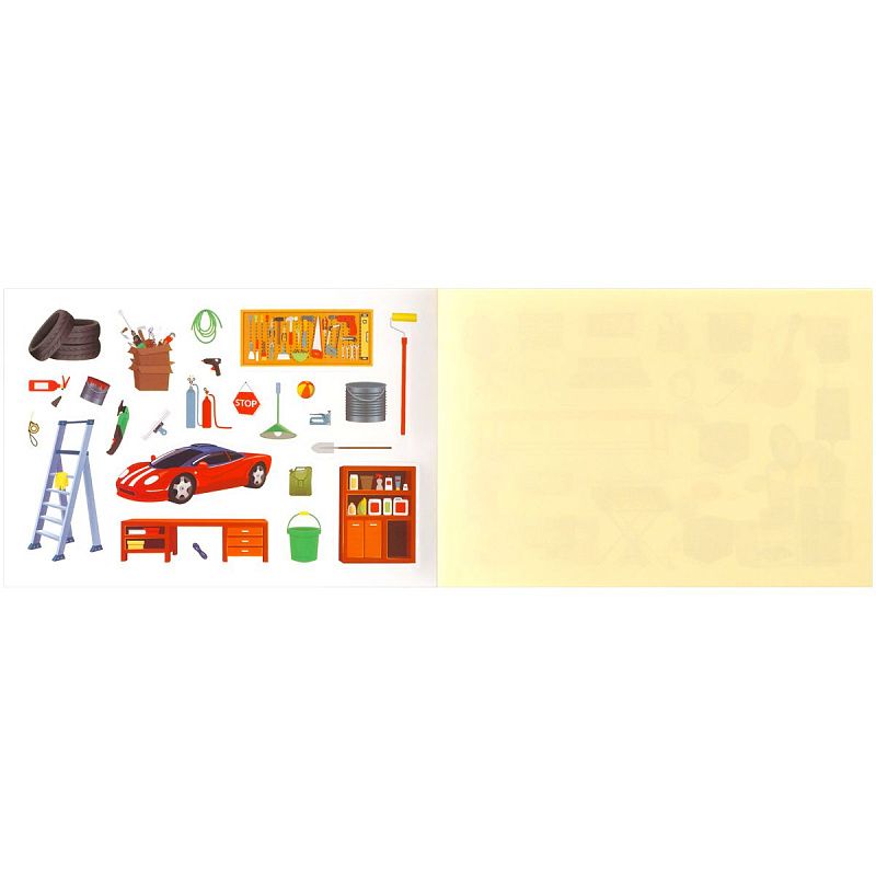 Книжка-задание, А5, Мульти-Пульти, "100 наклеек. Для мальчиков", 12 стр.