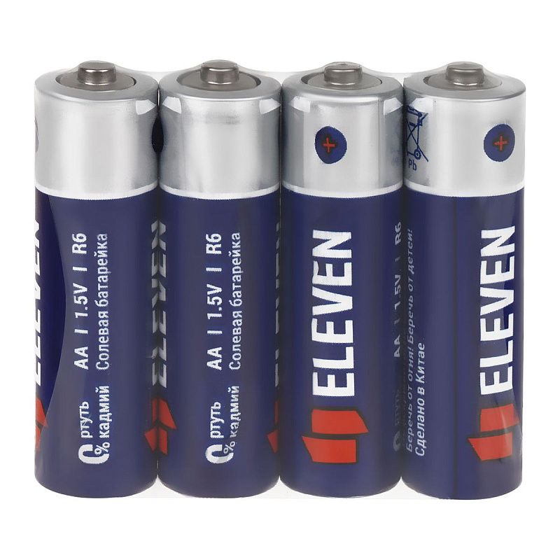 Батарейка Eleven AA (R6) солевая, SB4