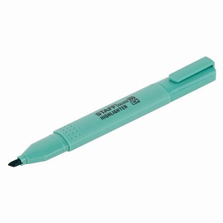 Набор текстовыделителей 4 ПАСТЕЛЬНЫХ ЦВЕТА, АССОРТИ, STAFF College "STICK PASTEL", линия письма 1-4 мм, скошенный наконечник, 152531 