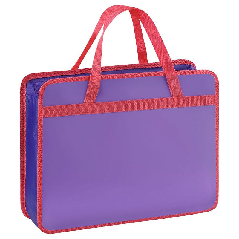 Папка с ручками А4 ArtSpace "Amazing", пластик, на молнии, 75мм 