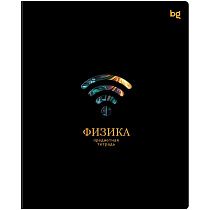 Тетрадь предметная 48л. BG "Информационное поле" - Физика, soft-touch ламинация, выб. лак