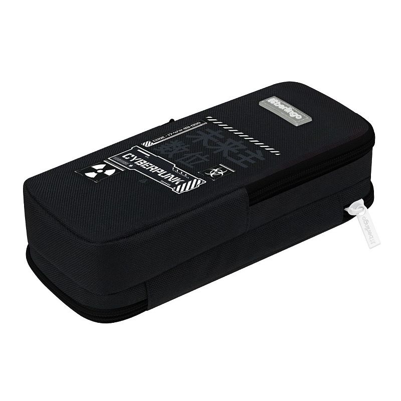 Пенал 2 отделения, 205*80*55 Berlingo "Cybernetic", полиэстер, внутренний органайзер, магнит