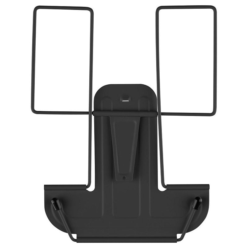 Подставка для книг СТАММ, металлическая, с упором, чёрная 