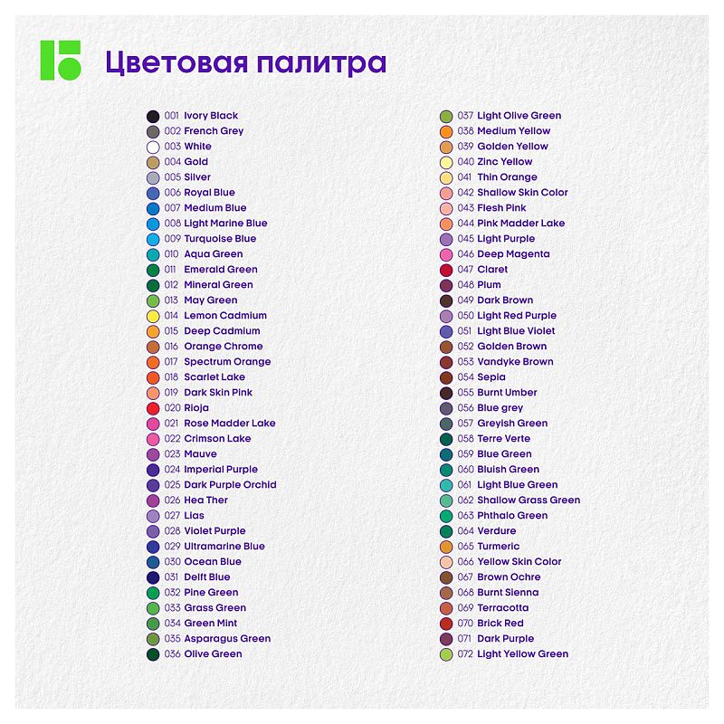 УЦЕНКА - Карандаши цветные Berlingo "SuperSoft. Pro" 72цв., круглые, заточен., картон, европодвес (осн 352459)