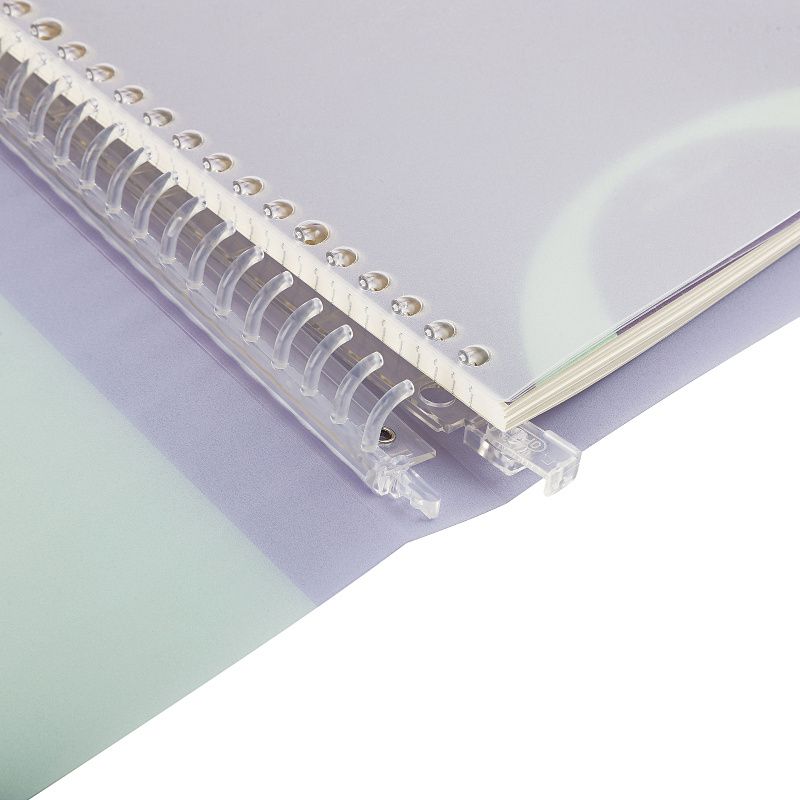 Тетрадь на кольцах 80л., А5, клетка Greenwich Line "Letter symbol", с пластиковой обложкой