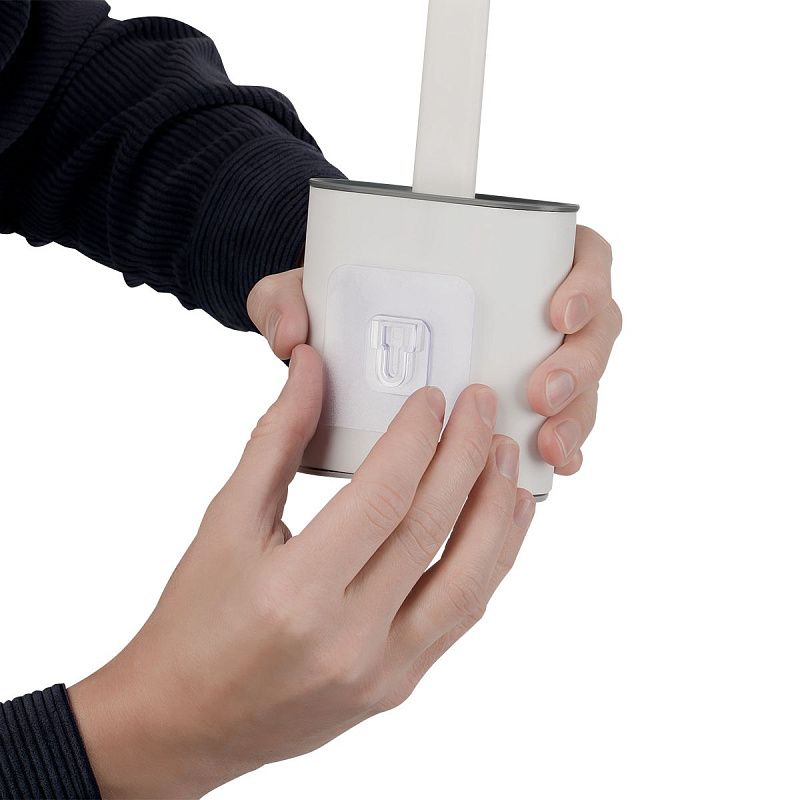 Ерш для унитаза силиконовый OfficeClean Professional (плоский) напольный / настенный с креплением