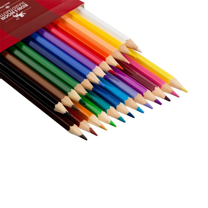 Карандаши цветные Koh-I-Noor "RED LION", 24цв, картон.упак. с подвесом