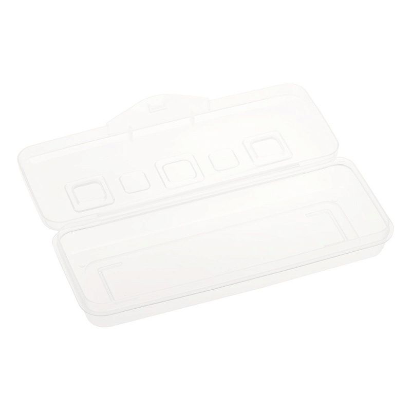 Пенал-футляр, 210*90*40 СТАММ, прозрачный, бесцветный 