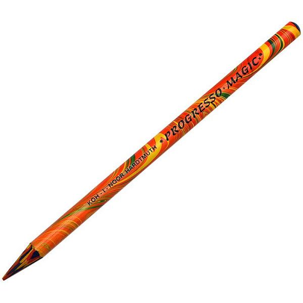 Карандаш с многоцветным грифелем Koh-I-Noor "Progresso Magic", без дерева, в лаке, картон
