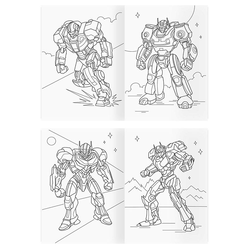 Раскраска А4, 16 стр., ТРИ СОВЫ "Для мальчиков"