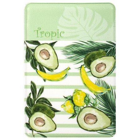 Обложка-карман для проездных документов, карт, пропусков "Tropic", 100х65 мм, ПВХ, фотопечать ассорти, STAFF, 237595 