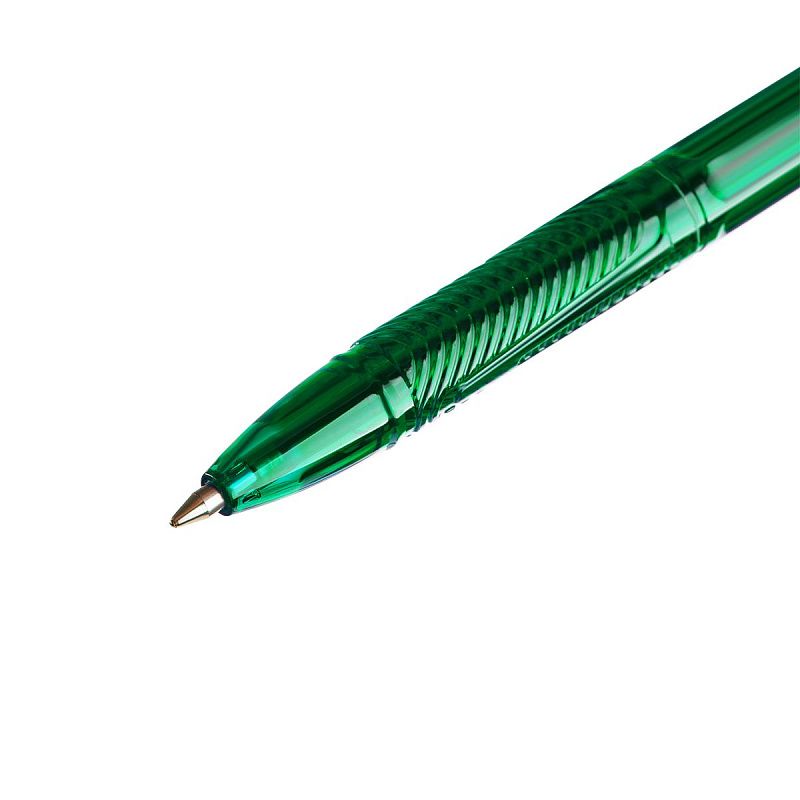 Набор шариковых ручек СТАММ «Орбита 100» 4шт., 4цв., 0,7мм, тонированный корпус, пакет с европодвесом 