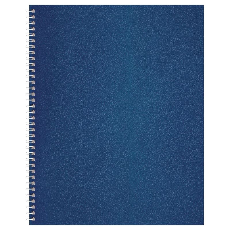 Тетрадь 96л., А4, клетка на гребне BG, бумвинил, синий