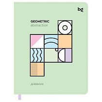 Дневник 1-11 кл. 48л. (Лайт) BG "Geometry. Mint", иск. кожа, выборочный лак, печать, ляссе