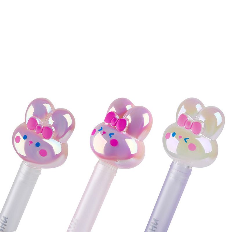 Ручка шариковая MESHU "Magic Bunny" синяя, 0,7мм, корпус ассорти 