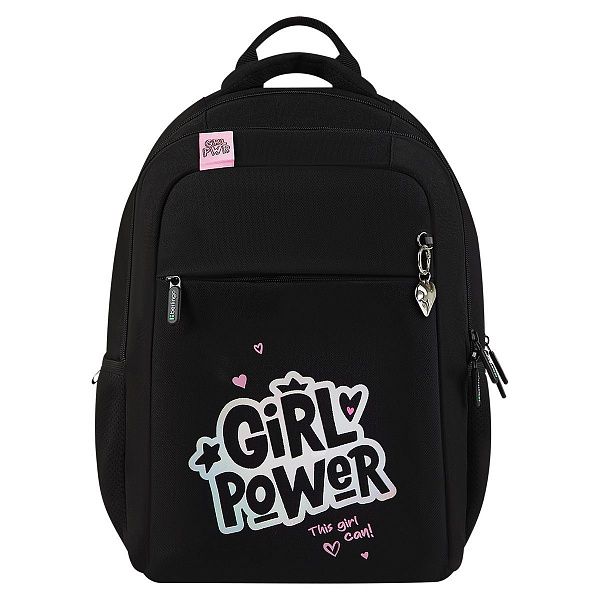 Рюкзак Berlingo ErgoStyle "Girl Power" 39,5*28*15см, 2 отделения, 3 кармана, эргономичная спинка