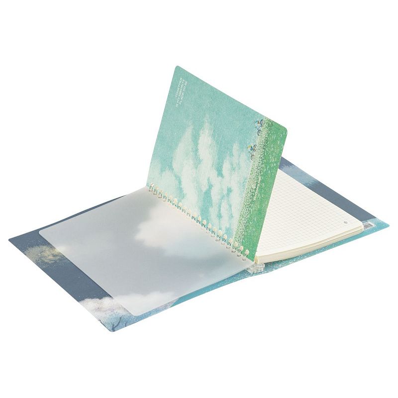 Тетрадь на кольцах А5, 80л., Greenwich Line "Beautiful place", пластиковая обложка, с разделителями