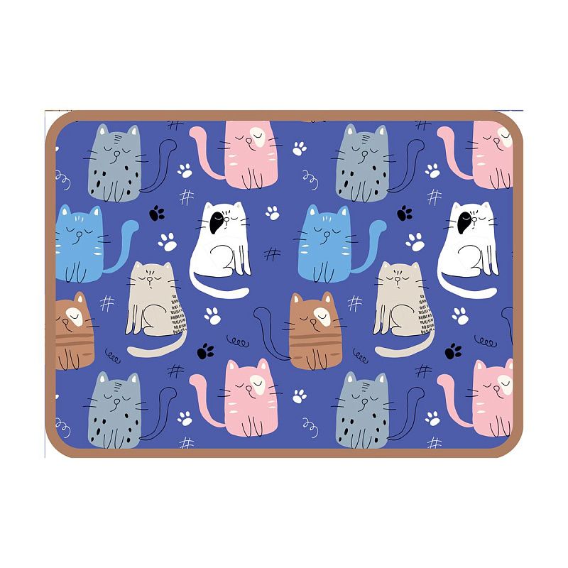 Папка с ручками А4 ArtSpace "My Pets", пластик, на молнии, 70мм 