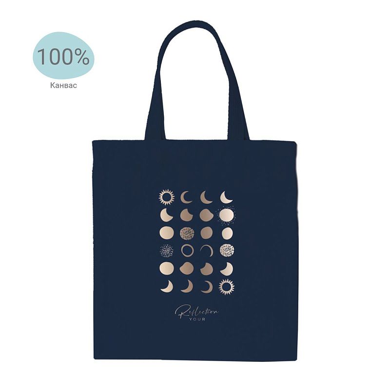 Сумка-шоппер MESHU "Moon", 33*40см, канвас 