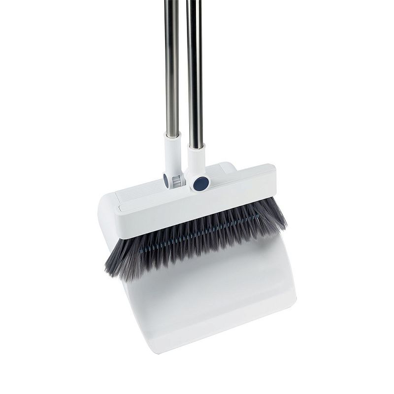 Набор для уборки 4 в 1, OfficeClean Professional (совок, мягкая щетка, жестая щетка, стяжка для воды)