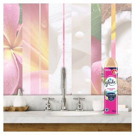 Освежитель воздуха аэрозольный 300мл GLADE "Кокосовый Бали", 864981 