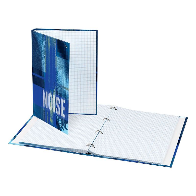 Тетрадь на кольцах А4, 160л., BG "Noise", глянцевая ламинация