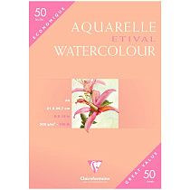 Бумага для акварели, 50л., А4, Clairefontaine "Etival Watercolour" 300г/м2, холодное прессование