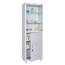 картинка Шкаф медицинский 1-створчатый HILFE "МД 1 1760/SG" 1850х600х400 мм, стекло, белый, S26199204509 магазин являющийся официальным дистрибьютором в России картинка Шкаф медицинский 1-створчатый HILFE "МД 1 1760/SG" 1850х600х400 мм, стекло, белый, S26199204509 от магазина