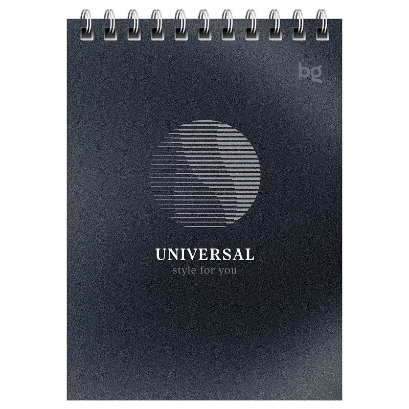 Блокнот А6 40л. на гребне BG "Монохром"
