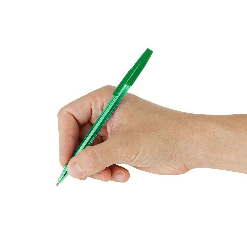 Набор шариковых ручек СТАММ "049" 4шт., 04цв., 0,7мм, тонированный корпус, пакет с европодвесом 